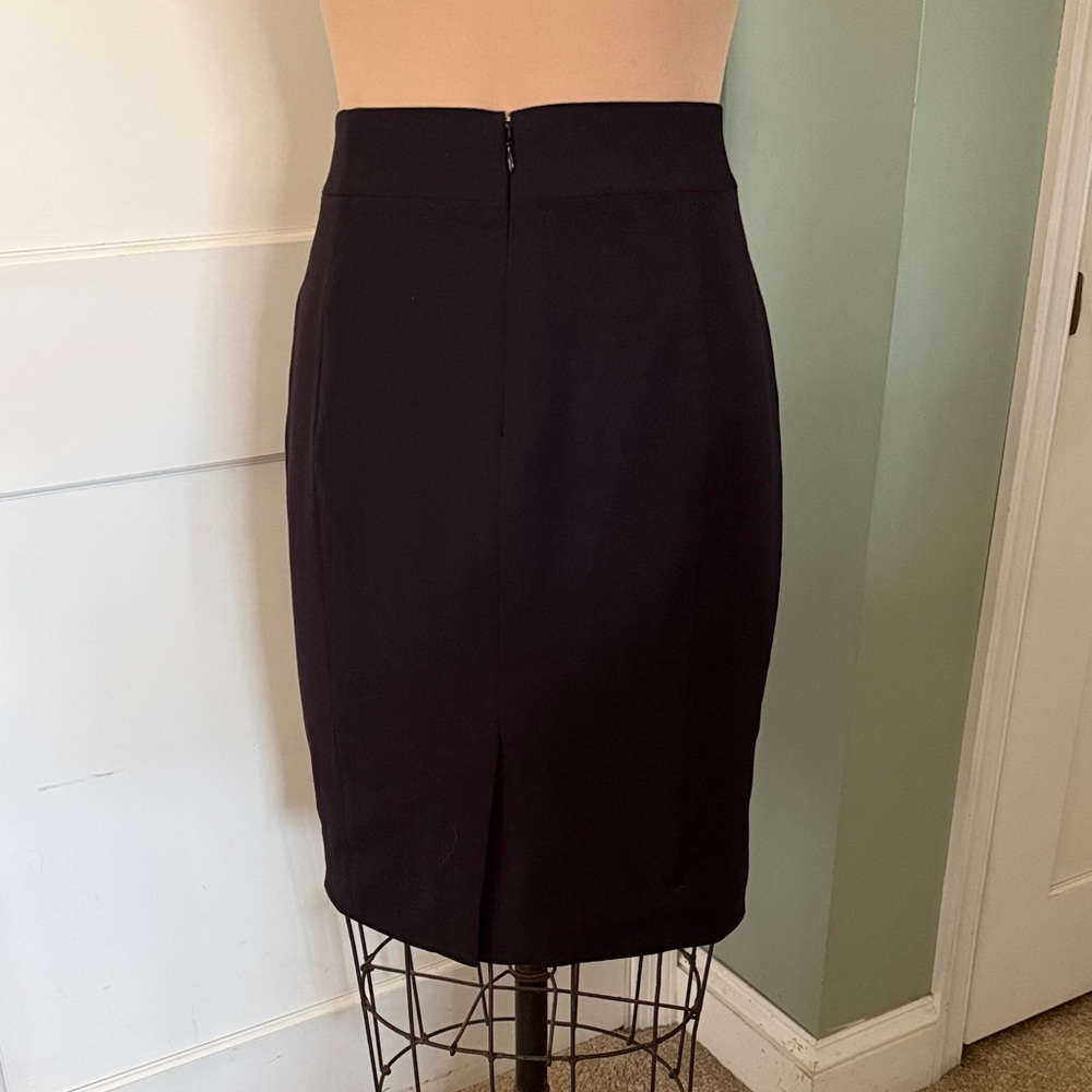 J. Crew Mercantile Classic Black Pencil Skirt Size 8 - Picture 2 of 4